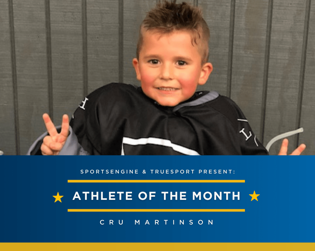 SportsEngine and TrueSport Present: Athlete of the Month Cru Martinson.