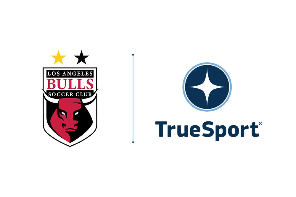 Los Angeles Bulls Soccer Club and TrueSport co-logo.