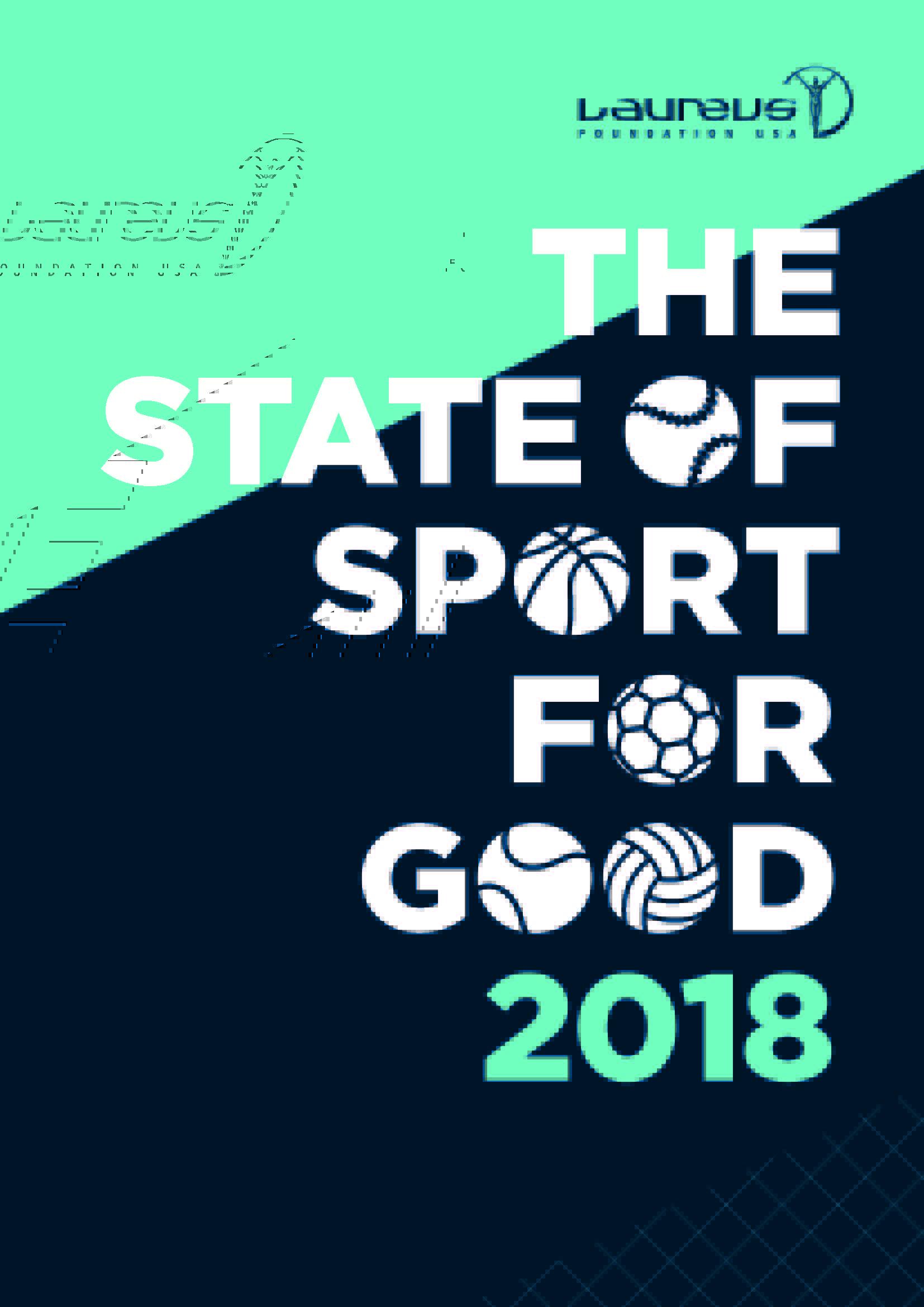 The State of Sport for Good 2018 paper cover image.