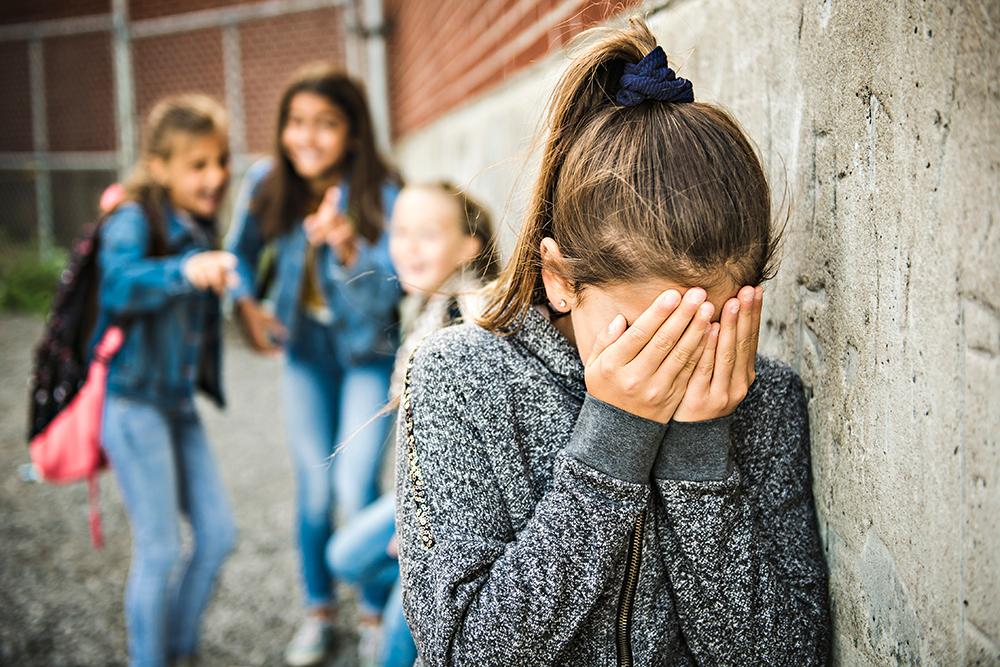 girl being bullied