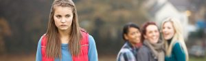girl being laughed at
